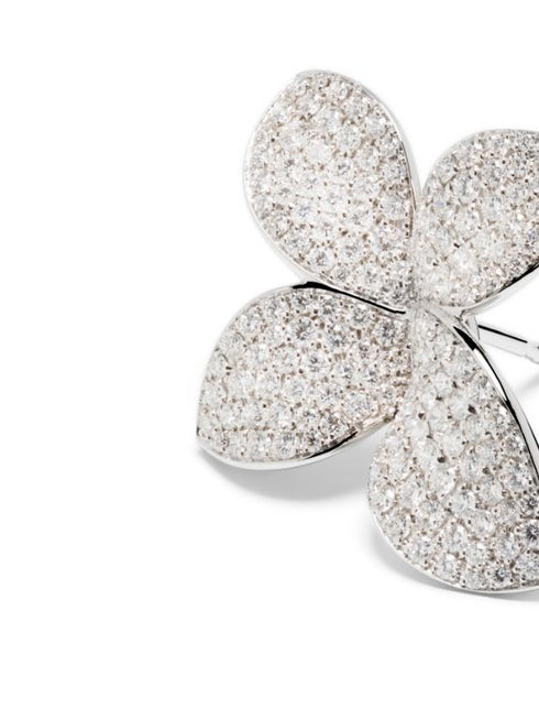18kt white gold diamond earrings